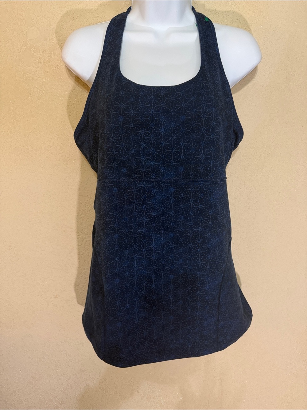 Lululemon power up tank II sachico star inkwell rugged blue Racerback Tank
